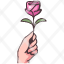 hand-holding-rose-flower-romantic-love-floral-romance-icon