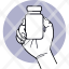 hand-holding-supplement-bottle-medicine-vitamin-mineral-pictogram-icon