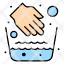 hands-hygiene-medical-water-bowl-icon