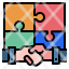 handshake-bussiness-management-puzzle-icon