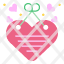 hanging-heart-letter-frame-self-love-cupid-icon