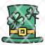 hat-irish-saint-patrick-accesory-shamrock-clover-icon