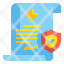 health-insurance-safety-hygiene-shield-document-contract-icon