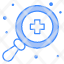health-magnify-scan-medical-magnifying-glass-icon