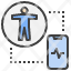 health-tracking-analysis-diagnosis-application-monitoring-data-icon