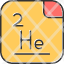 helium-periodic-table-atom-atomic-chemistry-element-mendeleev-science-icon