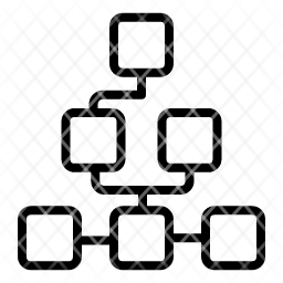 hierarchical icon, structure icon, hierarchy icon, organization icon ...