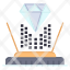 hologram-projection-technology-diamond-icon