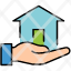 home-and-hand-icon