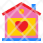 home-hourse-love-heart-building-icon