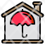 home-house-security-umbrella-protect-icon