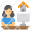 home-office-work-from-studio-desk-woman-icon
