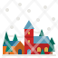 home-town-house-building-snow-icon