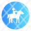 horse-horseman-sport-gradient-blue-icon