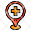 hospital-medical-map-pin-location-icon