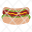 hotdog-fast-food-sandwich-sausage-icon