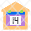 house-calendar-stay-at-home-coronavirus-covid-icon