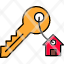 house-key-real-estate-security-lock-property-icon