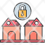 house-lock-private-property-real-estate-reserved-secure-icon-vector-design-icons-icon