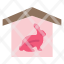 house-robbit-easter-nature-icon