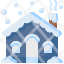 housewinter-real-estate-christmas-snowfall-lodge-residential-snowy-shelter-icon