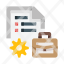 hr-suitcase-case-documents-cogwheel-shares-stock-icon