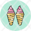 ice-cream-cold-cone-food-icecream-sweet-weather-icon