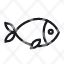 icon-fish-minimal-sale-flat-supermarket-background-black-isolated-line-purchase-fruit-icon