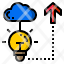 idea-arrow-cloud-server-creative-icon