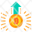 increase-bitcoin-cryptocurrency-value-up-arrow-icon
