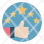 influencer-review-feedback-rating-star-customer-rate-icon