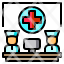 information-counter-nurse-data-reception-icon