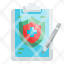 insurance-clipboard-document-hospital-medical-shield-contract-icon