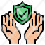 insurance-hand-protection-contract-icon