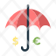 insurance-umbrella-dollar-euro-save-icon
