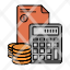 investment-accumulation-business-debt-savings-calculator-coins-icon