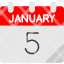 january-month-day-calender-year-icon