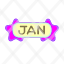 january-word-date-month-calendar-icon