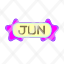 june-word-date-month-calendar-icon