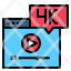k-high-definition-entertainment-website-icon