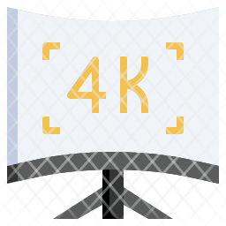 k icon, monitor icon, screen icon, desktop icon, quality icon, computer ...