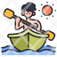 kayaking-and-sun-active-adventure-boat-kayak-sport-icon
