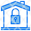 key-lock-house-building-icon