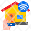 key-smartphone-wifi-internet-home-icon