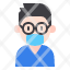 kid-glasses-avatar-boy-medical-mask-child-icon