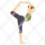 king-dancer-pose-ii-yoga-icon