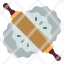 kitchen-rollingpin-cooking-bakery-breadroller-icon