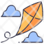 kite-on-a-nice-day-activity-cloud-fly-summer-wind-icon