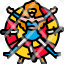 knifethrower-danger-throw-circus-carnival-icon