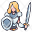 knight-female-character-medieval-rpg-shield-sword-icon
